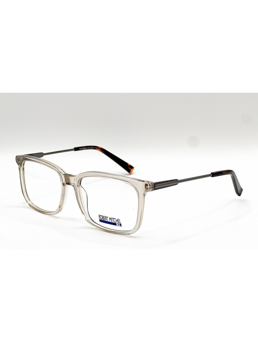 Robert Mitchel XL Rmxl 20220 CR Crystal Authentic Eyeglass Frames 56-17